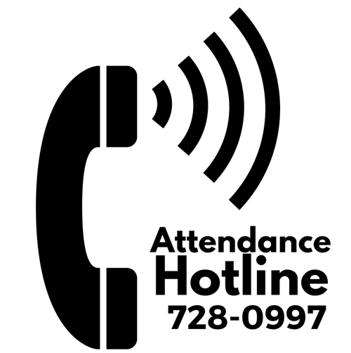 Attendance Hotline Phone 728-0997