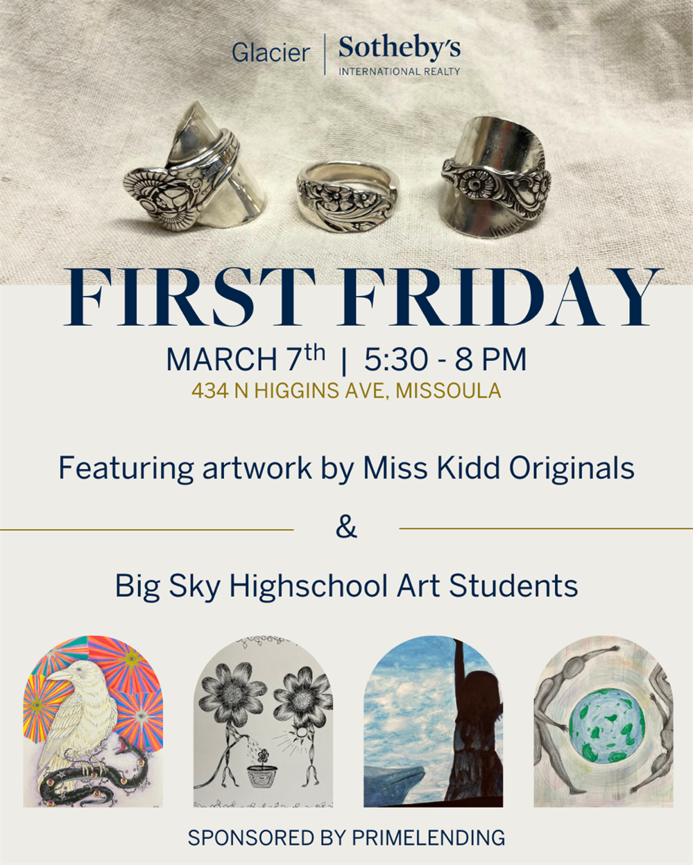 Firs Friday March 7th Visual Art Show Downtown Missoula
