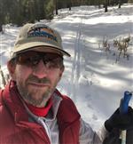 Craig Messerman on a cross-country ski trail