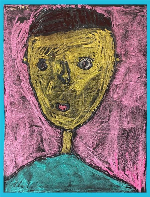  student artwork self portrait