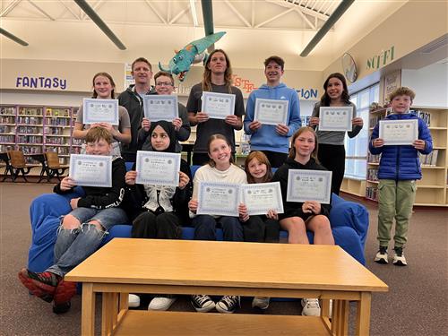 April Students of the Month