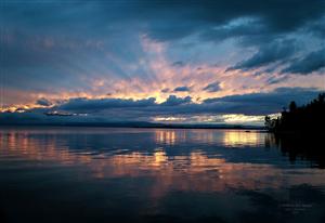Flathead Sunset Flathead Sunset