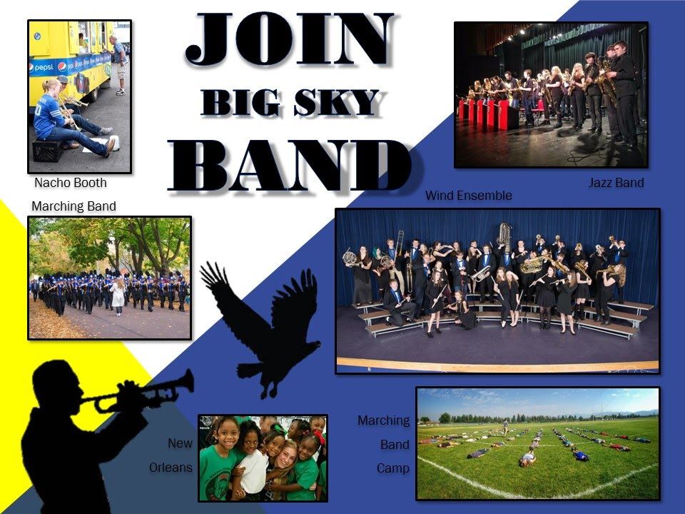 Join Big Sky Band Poster Join Big Sky Band Poster