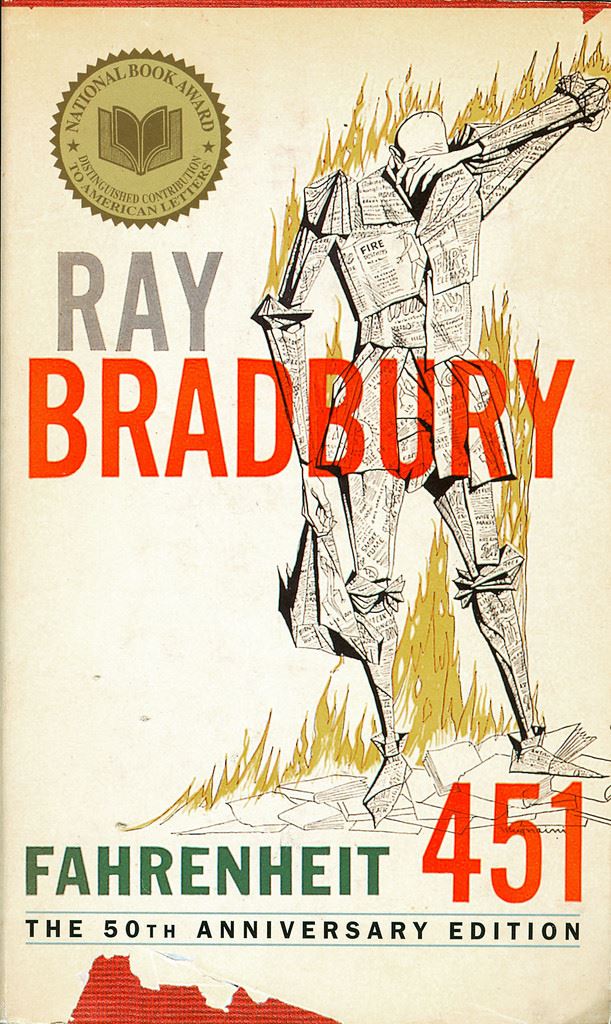 Ray Bradbury and Fahrenheit 451 book cover Ray Bradbury and Fahrenheit 451 book cover