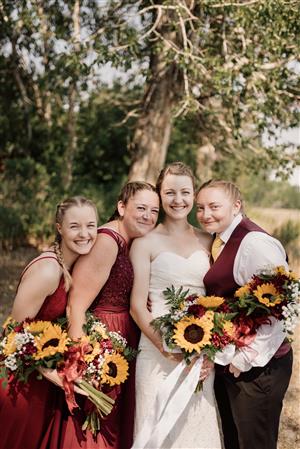 My sisters and I.