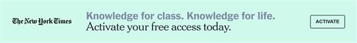 Activate your New York Times Pass Access