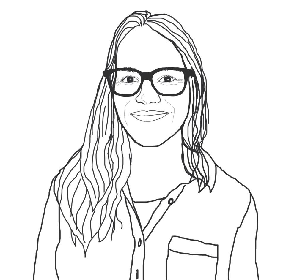 Mrs. LaPorte, self portrait