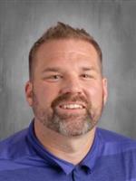 Assistant Principal Mettler wearing purple